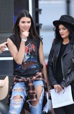 KYLIE and KENDALL JENNER at 2014 Muchmusic Video Awards Rehearsals in Toronto 