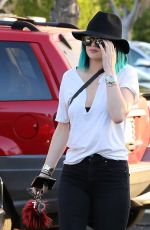 KYLIE JENNER in Jeans Out and About in Calabasas
