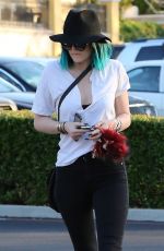 KYLIE JENNER in Jeans Out and About in Calabasas