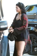 KYLIE JENNER Leaves Andy Lecompte Salon in West Hollywood