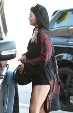 KYLIE JENNER Leaves Andy Lecompte Salon in West Hollywood