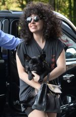 LADY GAGA Arrives at Her Apartment in New York 2206