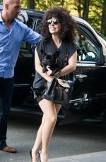 LADY GAGA Arrives at Her Apartment in New York 2206