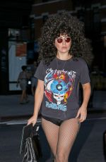 LADY GAGA Arrives at Tattoo Parlor in New York