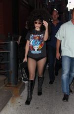 LADY GAGA Arrives at Tattoo Parlor in New York
