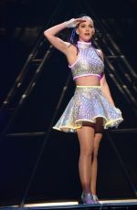 LATY PERRY Performs at The Prismatic World Tour in Raleigh in New York