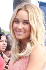 LAUREN CONRAD on the Set of Extra at Universal City
