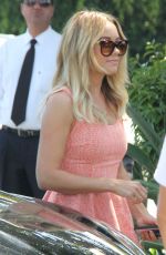 LAUREN CONRAD on the Set of Extra at Universal City