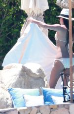 LEA MICHELE in Bikini at a Pool in Cabo San Lucas