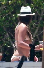 LEA MICHELE in Bikini at a Pool in Cabo San Lucas