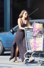 LEA MICHELE Shopping at Whole Foods in Los Angeles