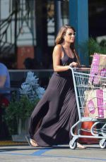 LEA MICHELE Shopping at Whole Foods in Los Angeles