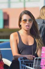 LEA MICHELE Shopping at Whole Foods in Los Angeles