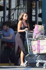 LEA MICHELE Shopping at Whole Foods in Los Angeles