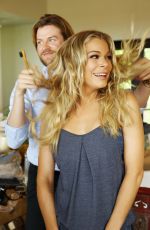 LEANN RIMES Prepars for CMT 2014 Awards