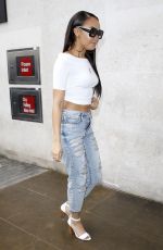 LEIGH-ANNE PINNOCK Arrives at Radio One Studio in London
