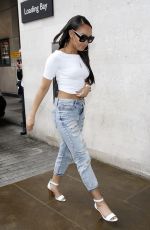 LEIGH-ANNE PINNOCK Arrives at Radio One Studio in London