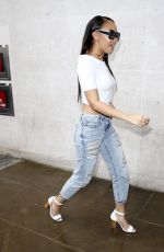 LEIGH-ANNE PINNOCK Arrives at Radio One Studio in London