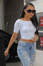 LEIGH-ANNE PINNOCK Arrives at Radio One Studio in London