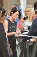 LENA HEANDEY Arrives at Jimmy Kimmel Live! in New York
