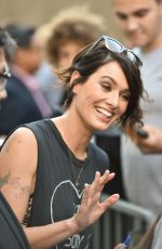 LENA HEANDEY Arrives at Jimmy Kimmel Live! in New York