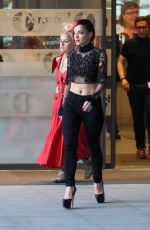 LILY ALLEN Leaves BBC Radio One Studios in London