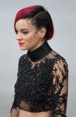 LILY ALLEN Leaves BBC Radio One Studios in London