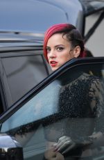 LILY ALLEN Leaves BBC Radio One Studios in London