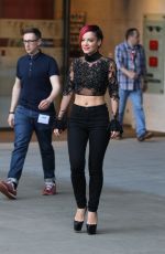 LILY ALLEN Leaves BBC Radio One Studios in London