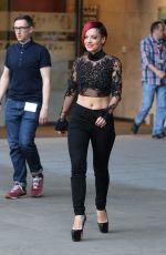 LILY ALLEN Leaves BBC Radio One Studios in London