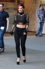 LILY ALLEN Leaves BBC Radio One Studios in London