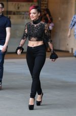 LILY ALLEN Leaves BBC Radio One Studios in London
