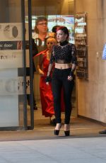 LILY ALLEN Leaves BBC Radio One Studios in London