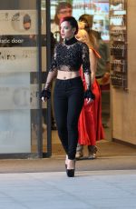 LILY ALLEN Leaves BBC Radio One Studios in London