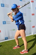 LINDSAY ELL at City of Hope Celebrity Softball Game at CMA Festival in Nashville