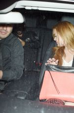 LINDSAY LOHAN at Chiltern Firehouse