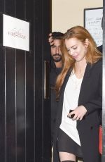 LINDSAY LOHAN at Chiltern Firehouse
