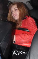 LINDSAY LOHAN Leaves Chiltern Firehouse in London 0306