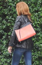 LINDSAY LOHAN Out and About in North London