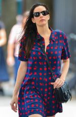 LIV TYLER in Short Dress Out in New York