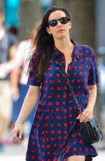 LIV TYLER in Short Dress Out in New York