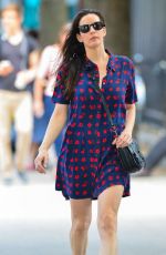 LIV TYLER in Short Dress Out in New York