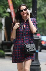LIV TYLER in Short Dress Out in New York