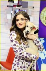 LUCY HALE at Good Morning America in New York