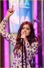 LUCY HALE at Good Morning America in New York