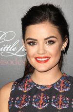 LUCY HALE at Pretty Little Liars 100th Episode Celebration in Hollywood