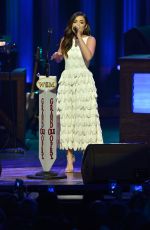 LUCY HALE Performs at the Grand Ole Opry in Nashville