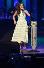 LUCY HALE Performs at the Grand Ole Opry in Nashville