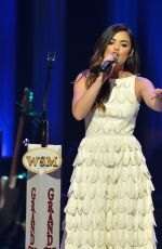 LUCY HALE Performs at the Grand Ole Opry in Nashville