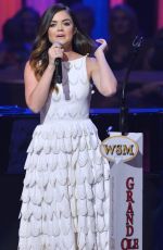 LUCY HALE Performs at the Grand Ole Opry in Nashville